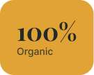 100% organic